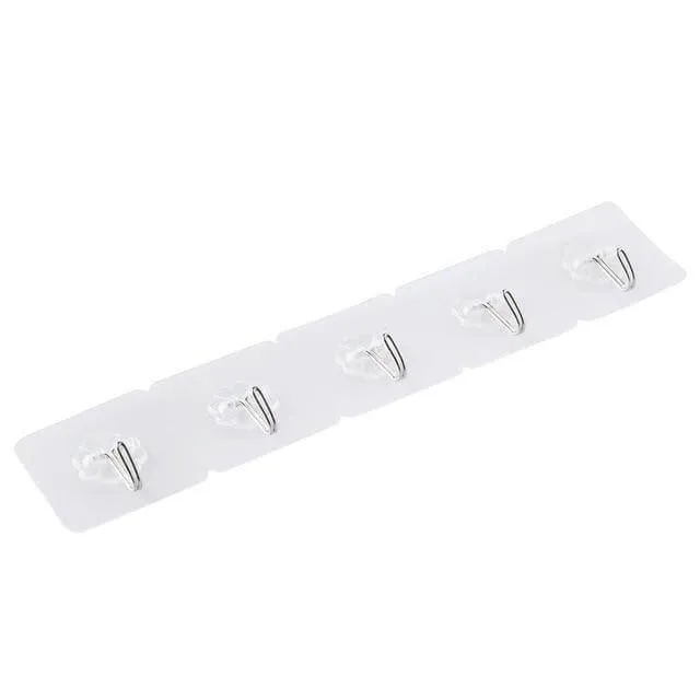 Adhesive Hooks For Walls (5 Pieces)