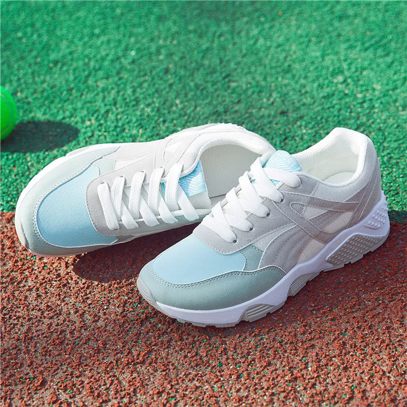 AGUTZM Platform Sneakers Woman Wedge 2018 Hot Sale Woman Casual Shoes 40 Plus Size Breathable Female Sneakers Woman Mesh Shoes