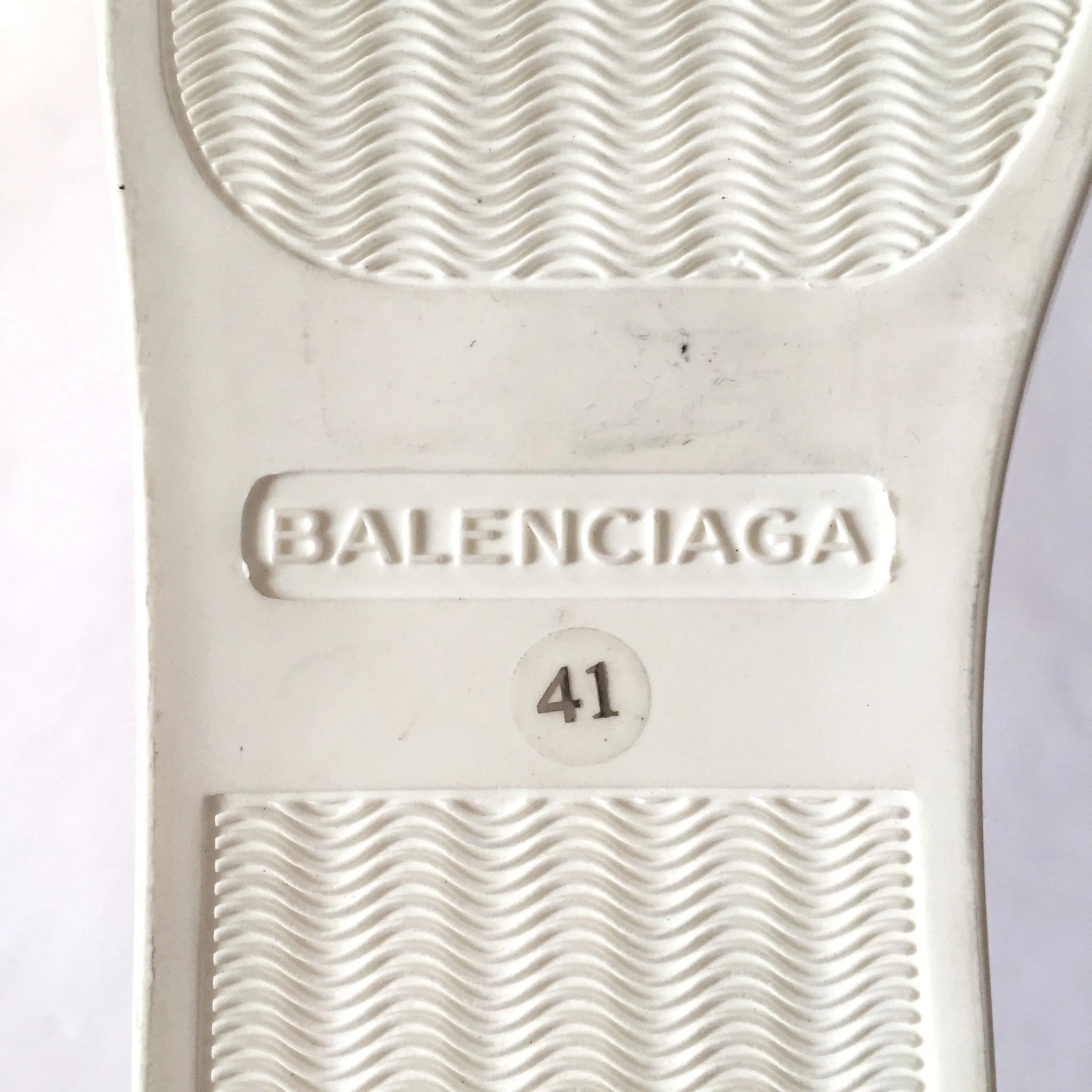 Balenciaga - Leather & Neoprene Mid Top Sneakers