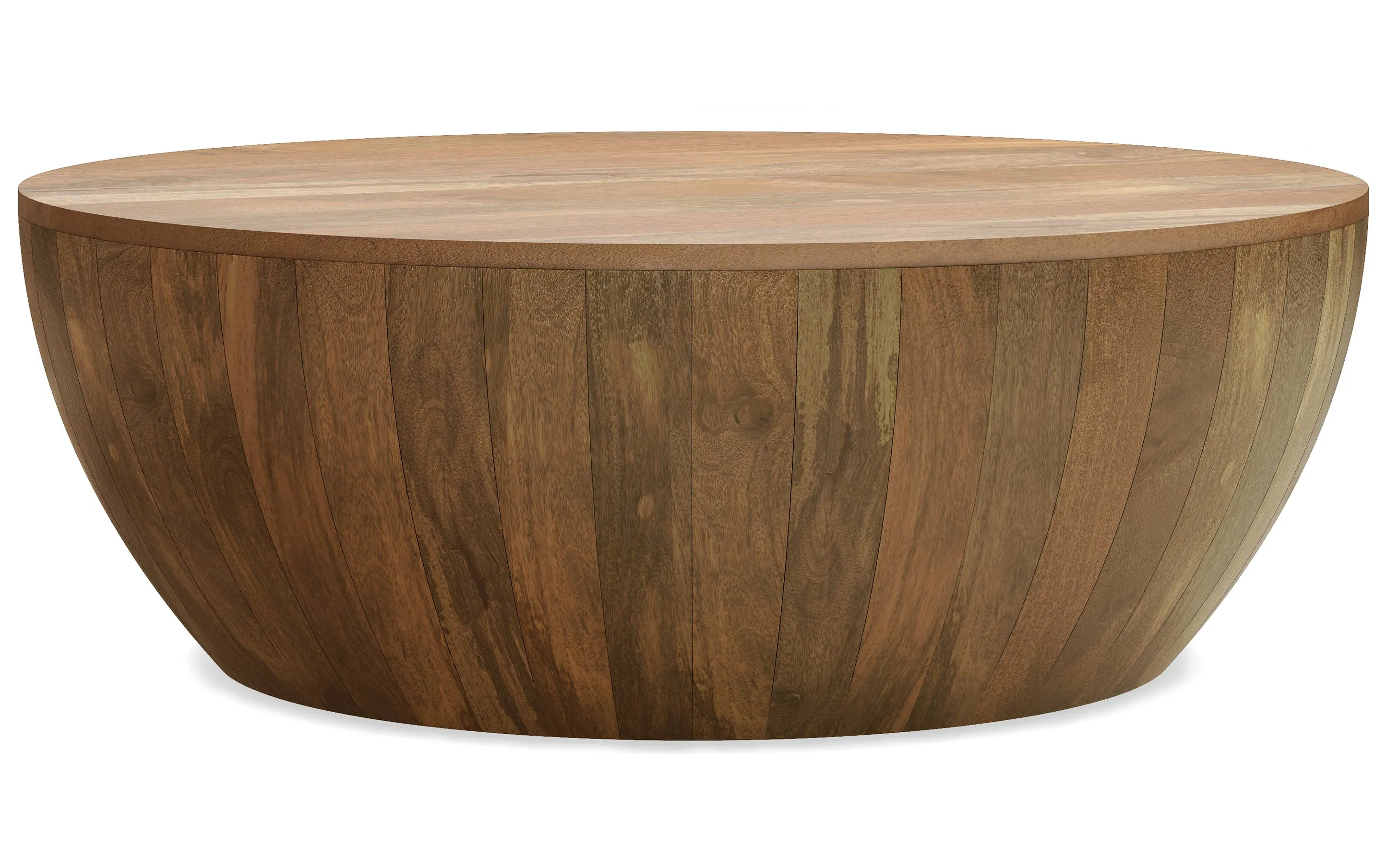 Elmbrook Drum Coffee Table in Mango