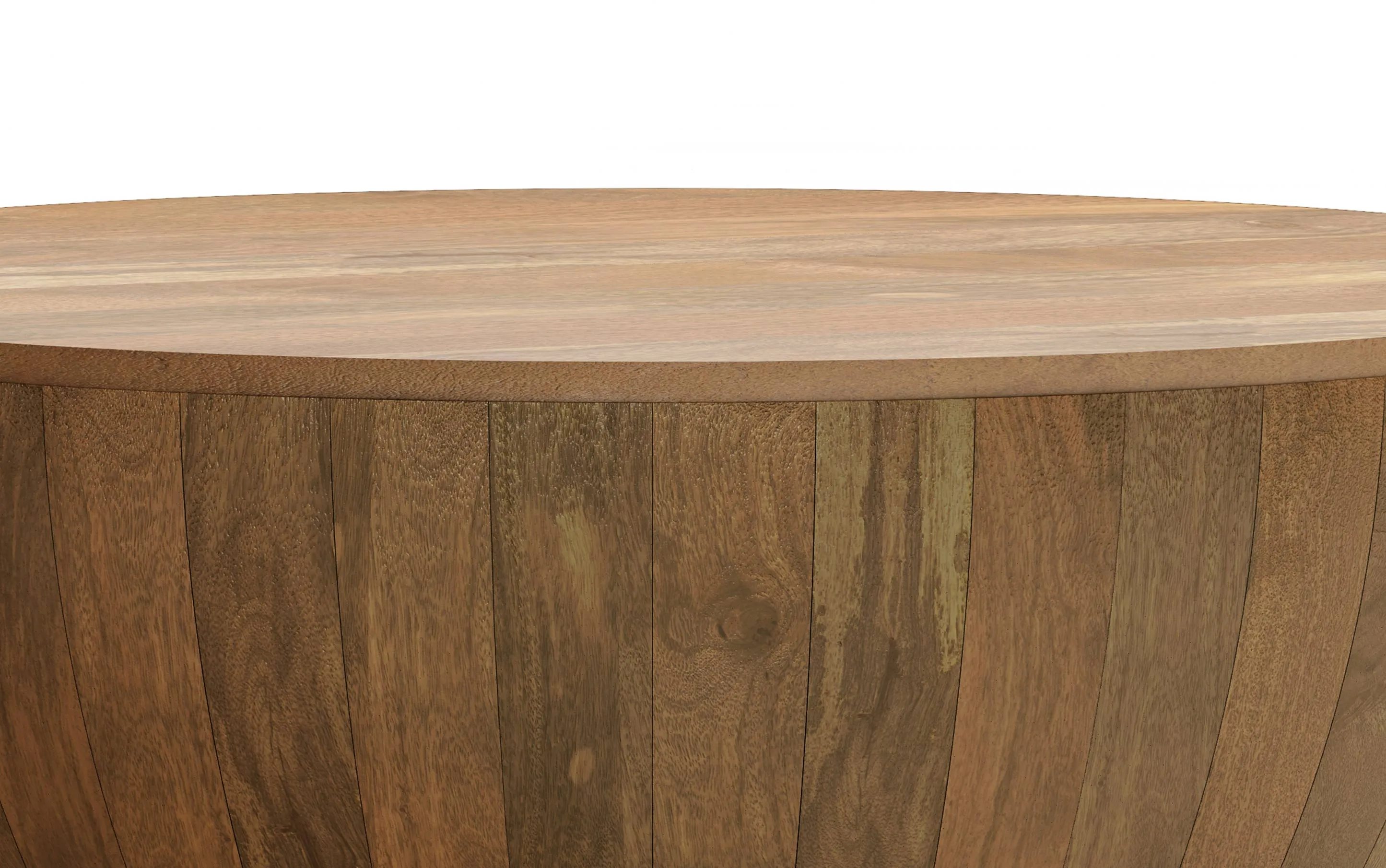 Elmbrook Drum Coffee Table in Mango