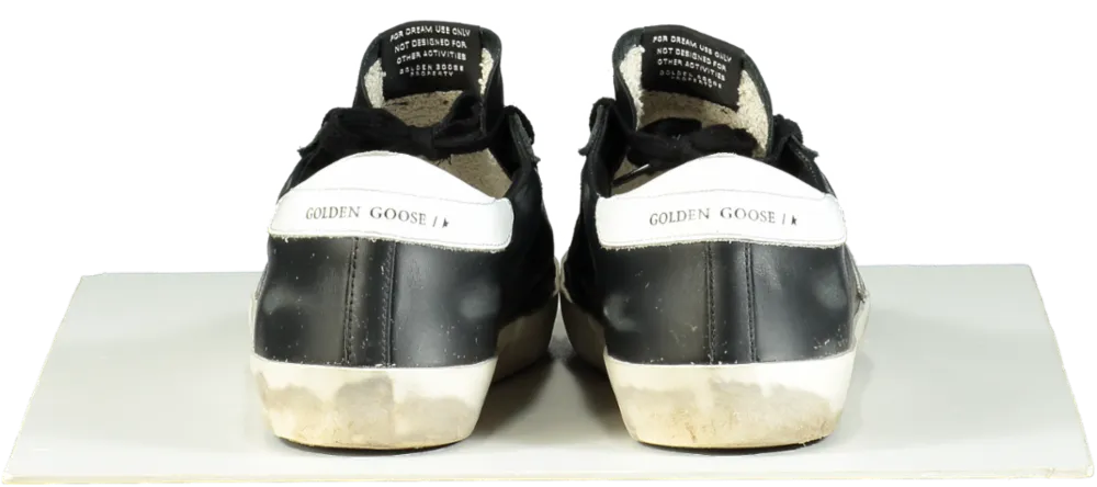 Golden Goose Black Superstar Sneakers UK 8 EU 42