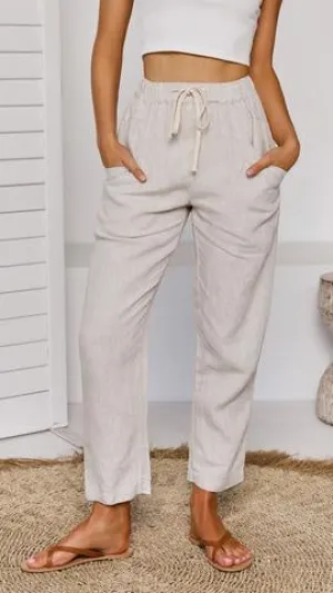 Luxe Pants - Natural
