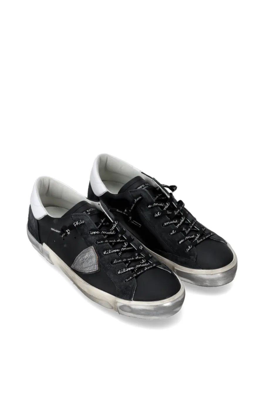 PRSX Low Man Foxy Lamine Noir Argent