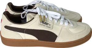 Puma Beige Palermo Leather Sneakers Unisex Trainers UK 7 EU 40 