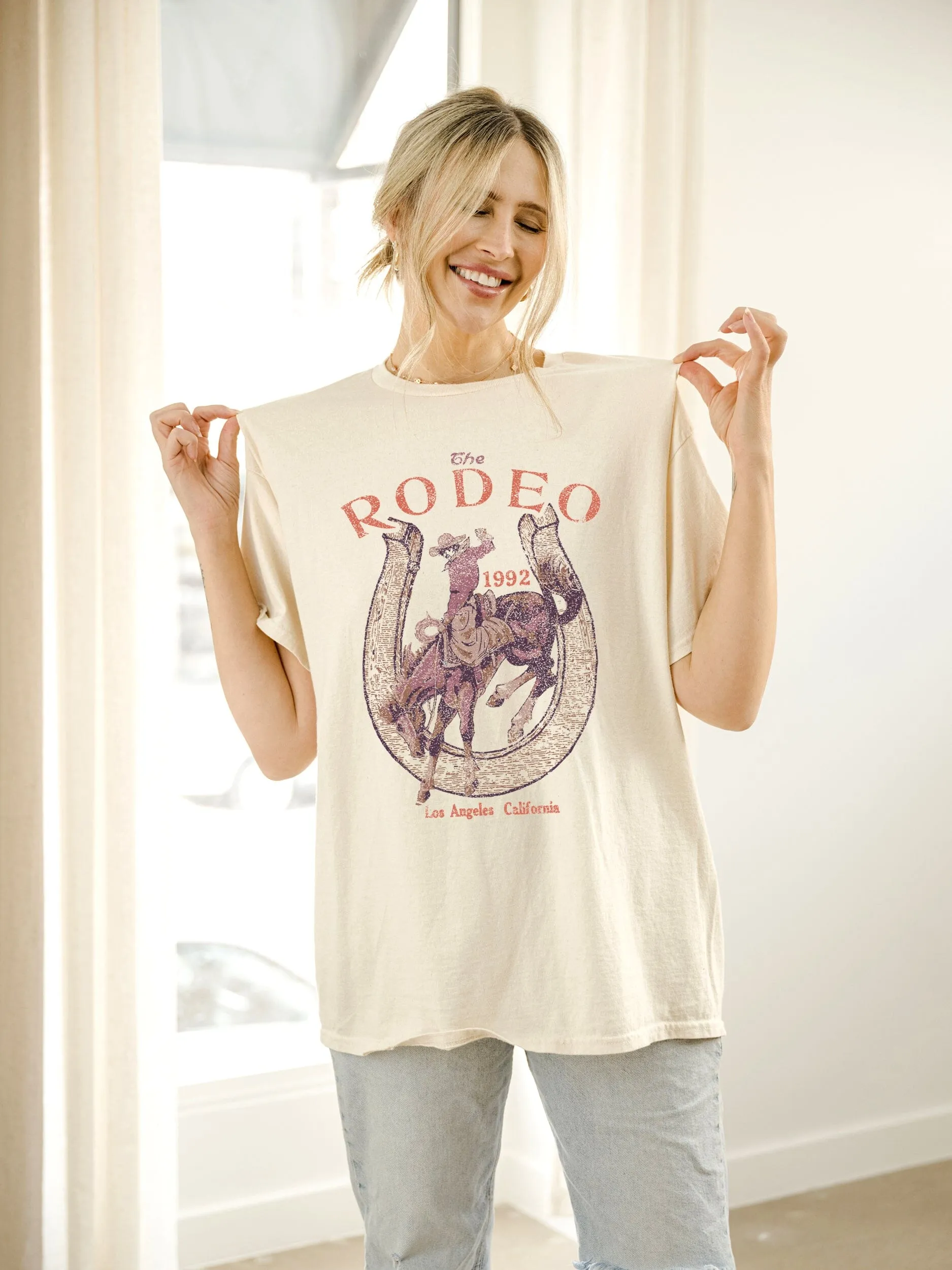 Rodeo Off White Thrifted Tee