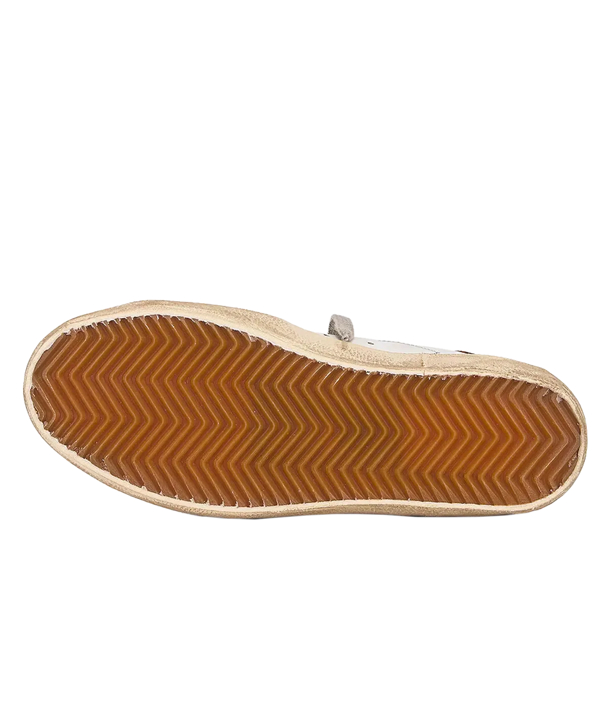 Super-Star Leather Upper in White,Ice & Light Brown