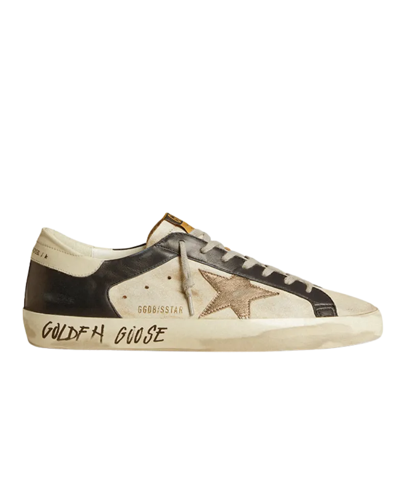 Super Star Sneaker in Dark Blue and Gunmetal