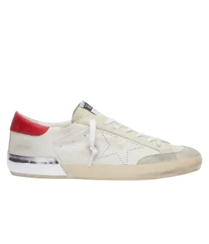 Super Star Sneaker in Red Silver