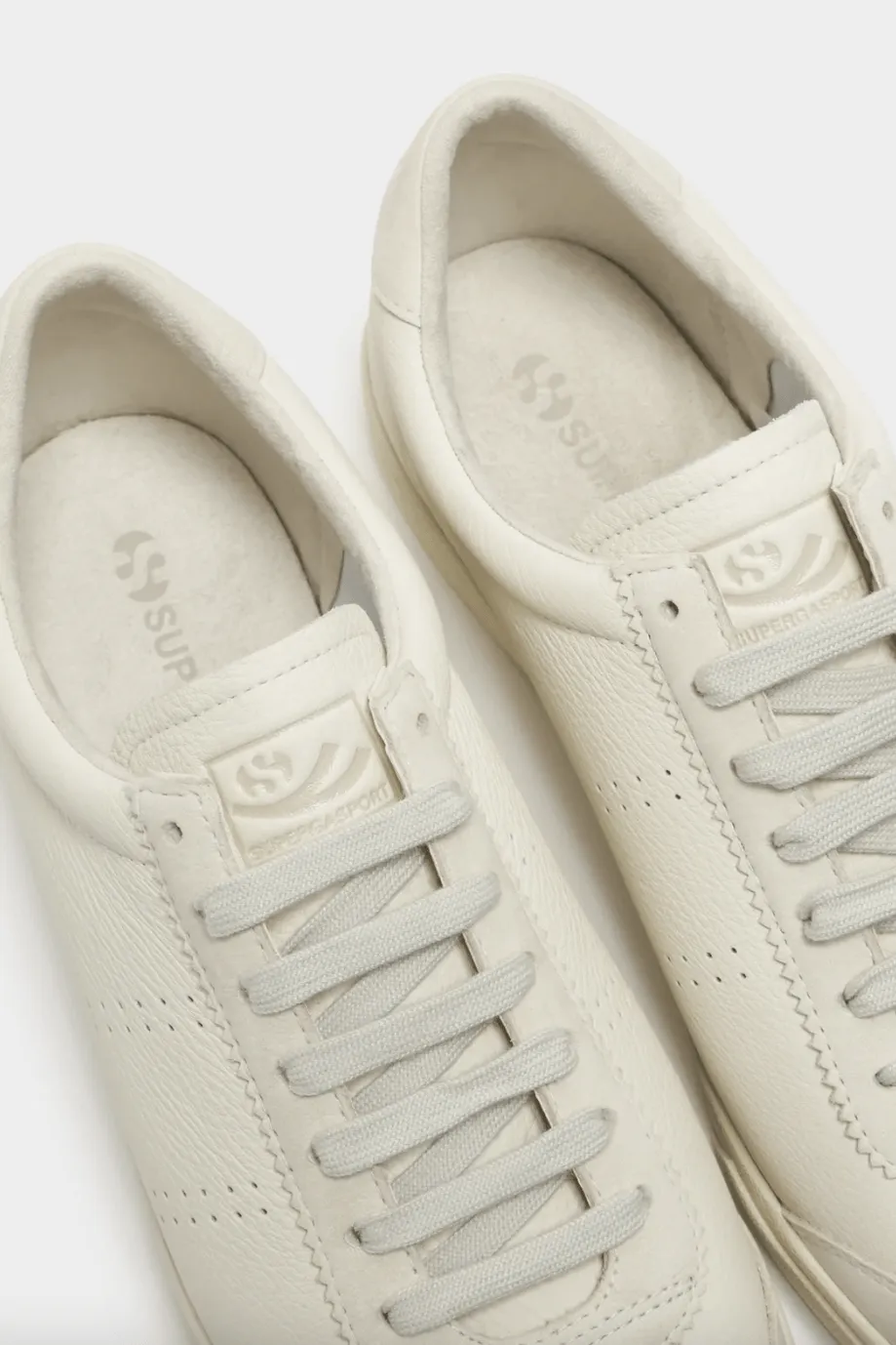 SUPERGA 2843 CLUBS TUMBLED BUTTERSOFT SNEAKERS TOTAL - BEIGE GESSO