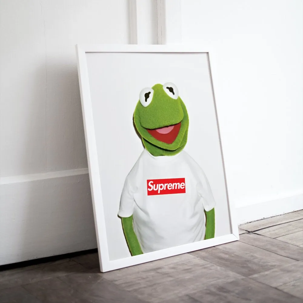 Supreme Muppet Wall Art PRINTABLE ART, Hypebeast Poster, Streetwear Art, Modern Wall Art, Pop Culture, Muppet Decor, Sports Wall Art