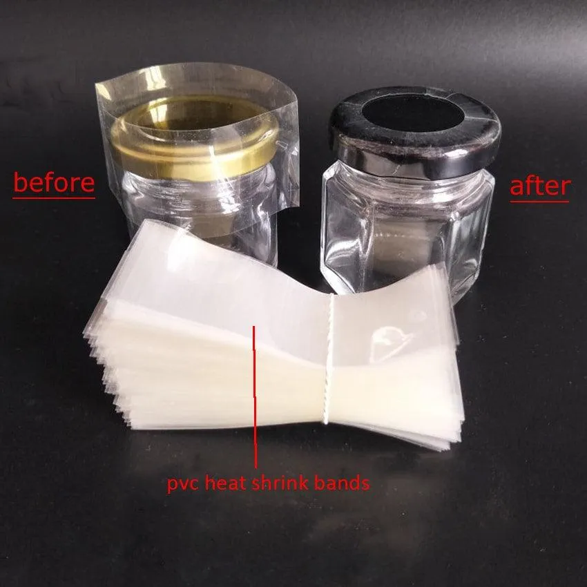 Transparant Heat Shrink Sealing Film 200 pcs Set