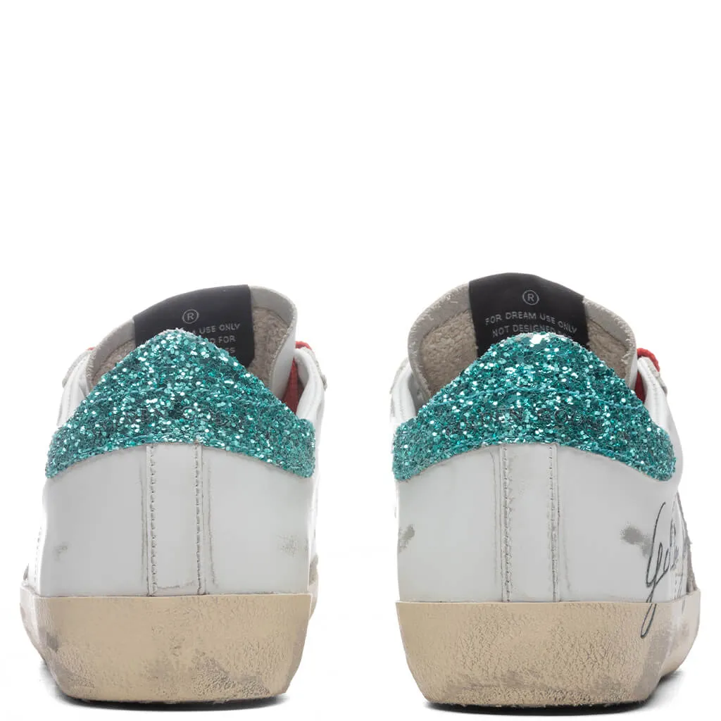 Women's Super-Star Sneakers - White/Beige Grey Phyton