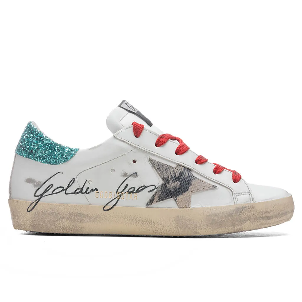 Women's Super-Star Sneakers - White/Beige Grey Phyton