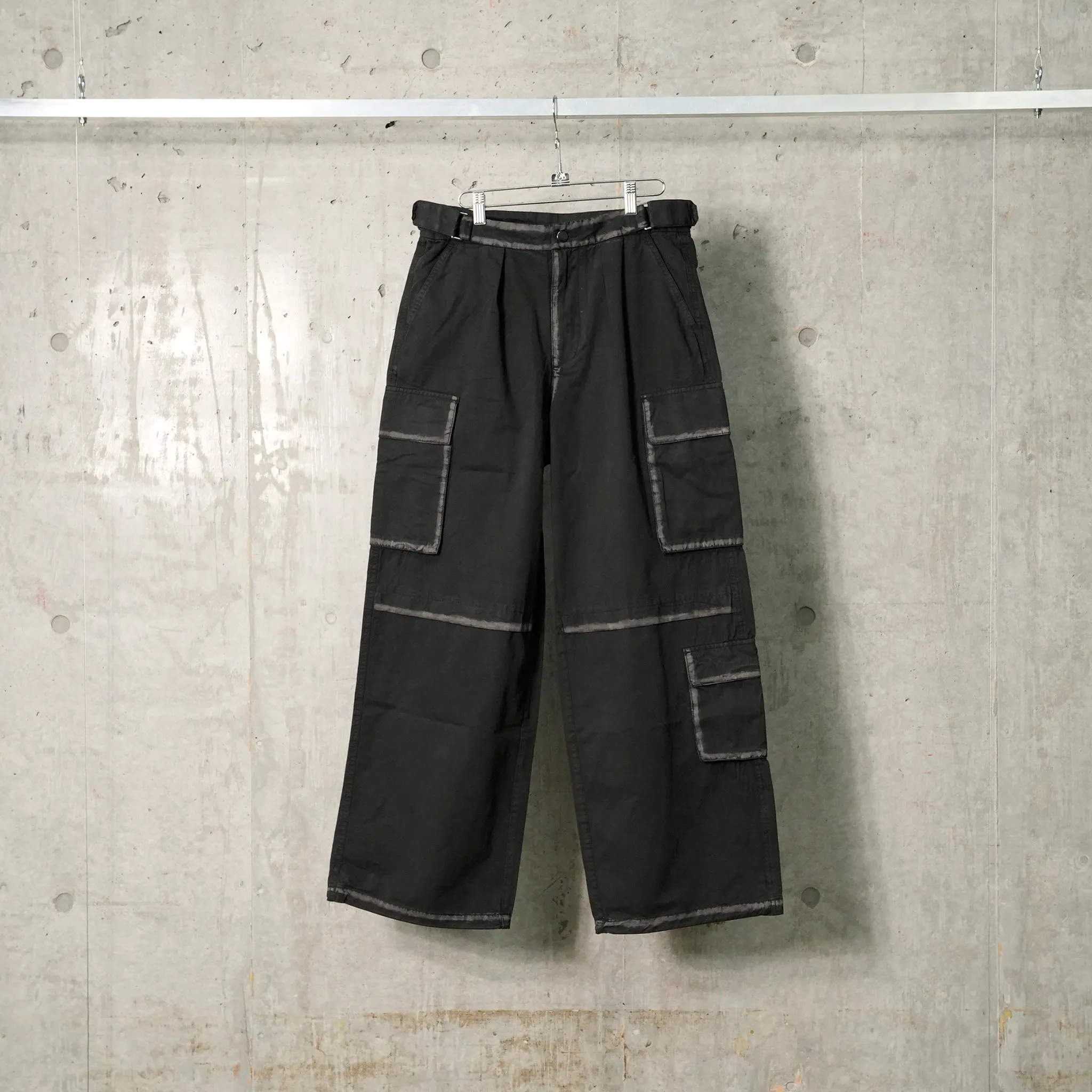 WORN SEAM CARGO BLACK / WORN BLACK