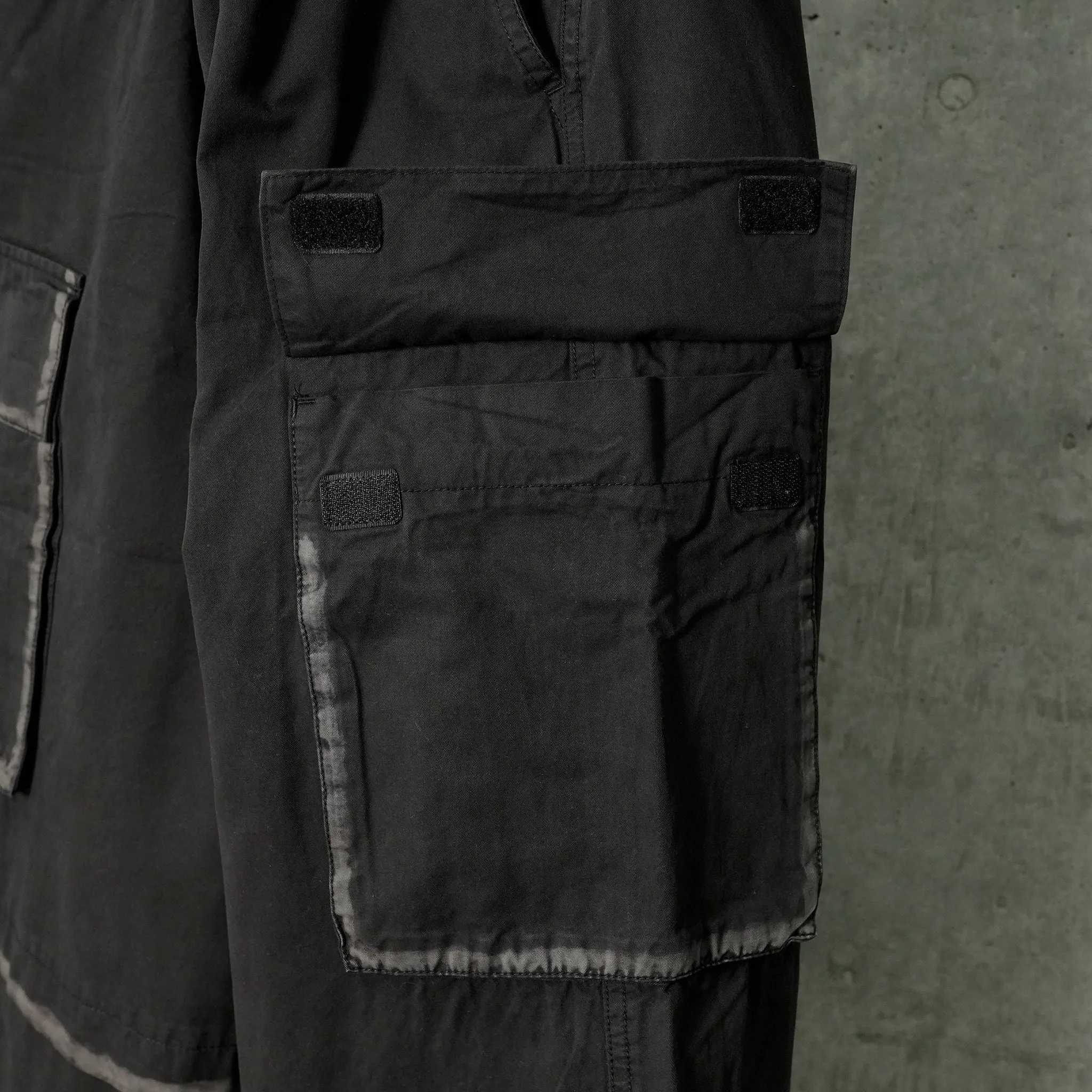 WORN SEAM CARGO BLACK / WORN BLACK