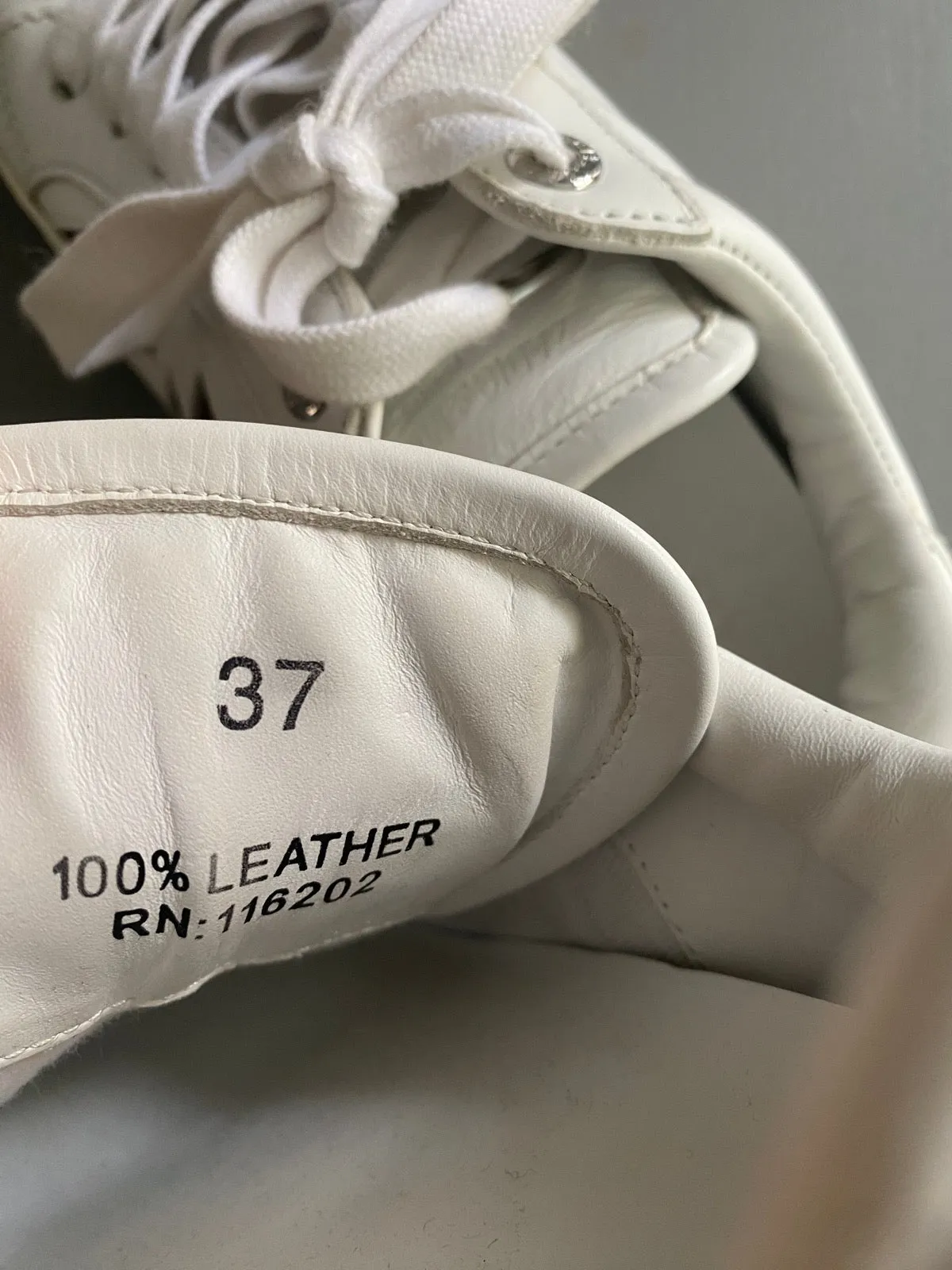 Zadig & Voltaire Leather Trainers Size 37